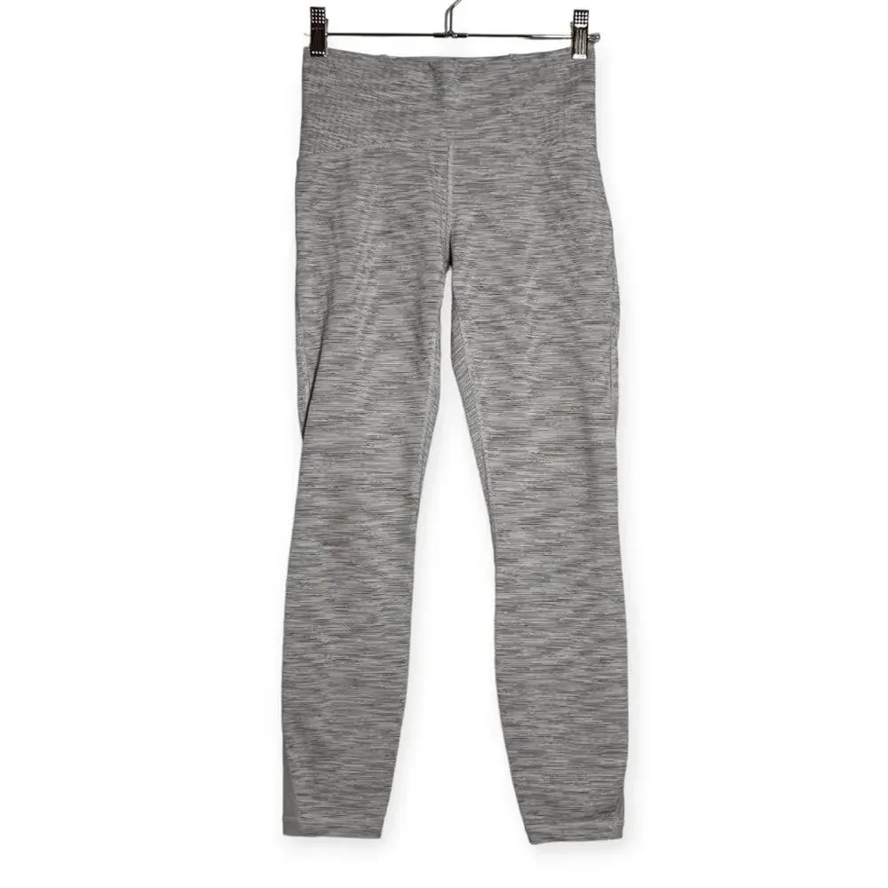 Lululemon Train Times 7/8 Pant 25 Size 6 Space Grey Alpine White
